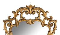 A Pair of Italian Giltwood Mirrors