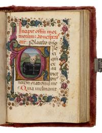MASTER OF THE PICO PLINY, WORKSHOP (Venice and Ferrara, active c. 1460-1505) Book of Hours, in Latin, illuminated manuscript on parchment [Italy, Venice, c. 1485–1490]