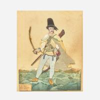 A set of six English dressed portraits of Eastern European military officers early 20th century