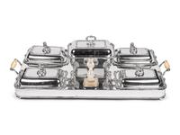A Sheffield Silver-Plate Supper Service