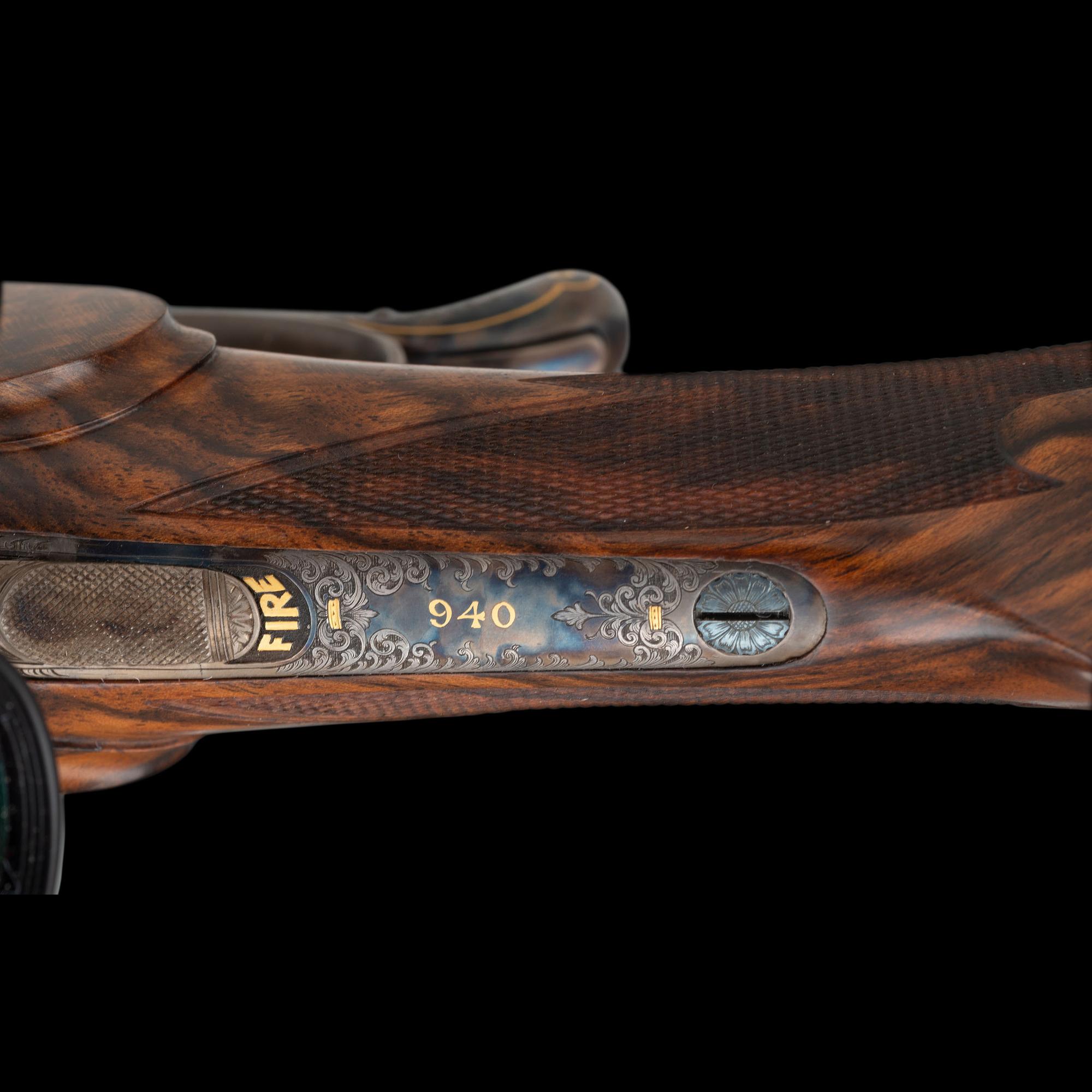 *Holland & Woodward No. 2 Farquharson Pattern Rifle in .303 British Restored by Heilman and Hensley with Engraving by Terry Wallace