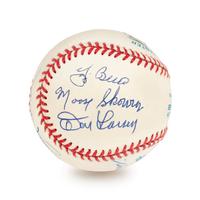 A Multi-Signed 1950s New York Yankees Autograph Baseball (Beckett Authentication Services BAS Certified),