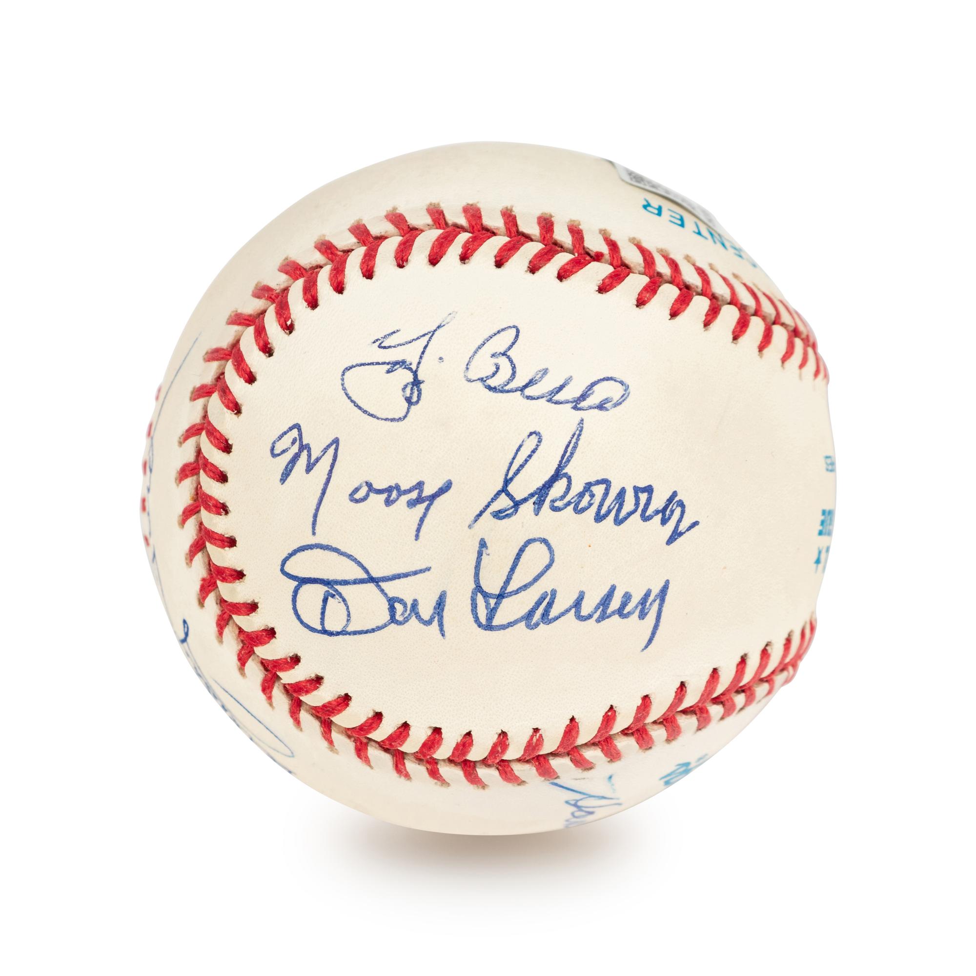 A Multi-Signed 1950s New York Yankees Autograph Baseball (Beckett Authentication Services BAS Certified),