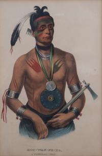 A Set of Six Color Lithographs 9 x 6 inches. — After McKenney & Hall's
