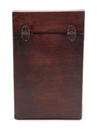 A George III Mahogany Cutlery Box
