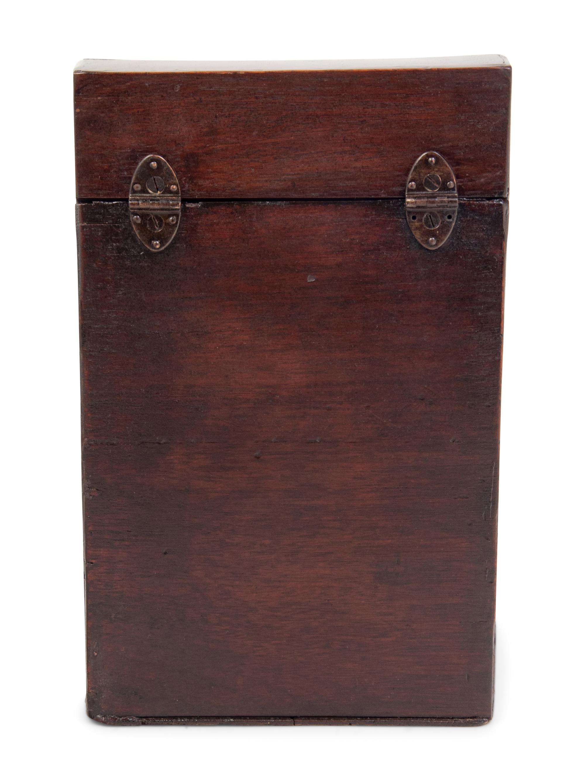 A George III Mahogany Cutlery Box