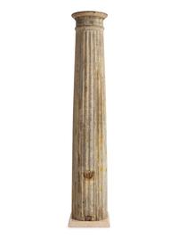 A Painted Wood Column