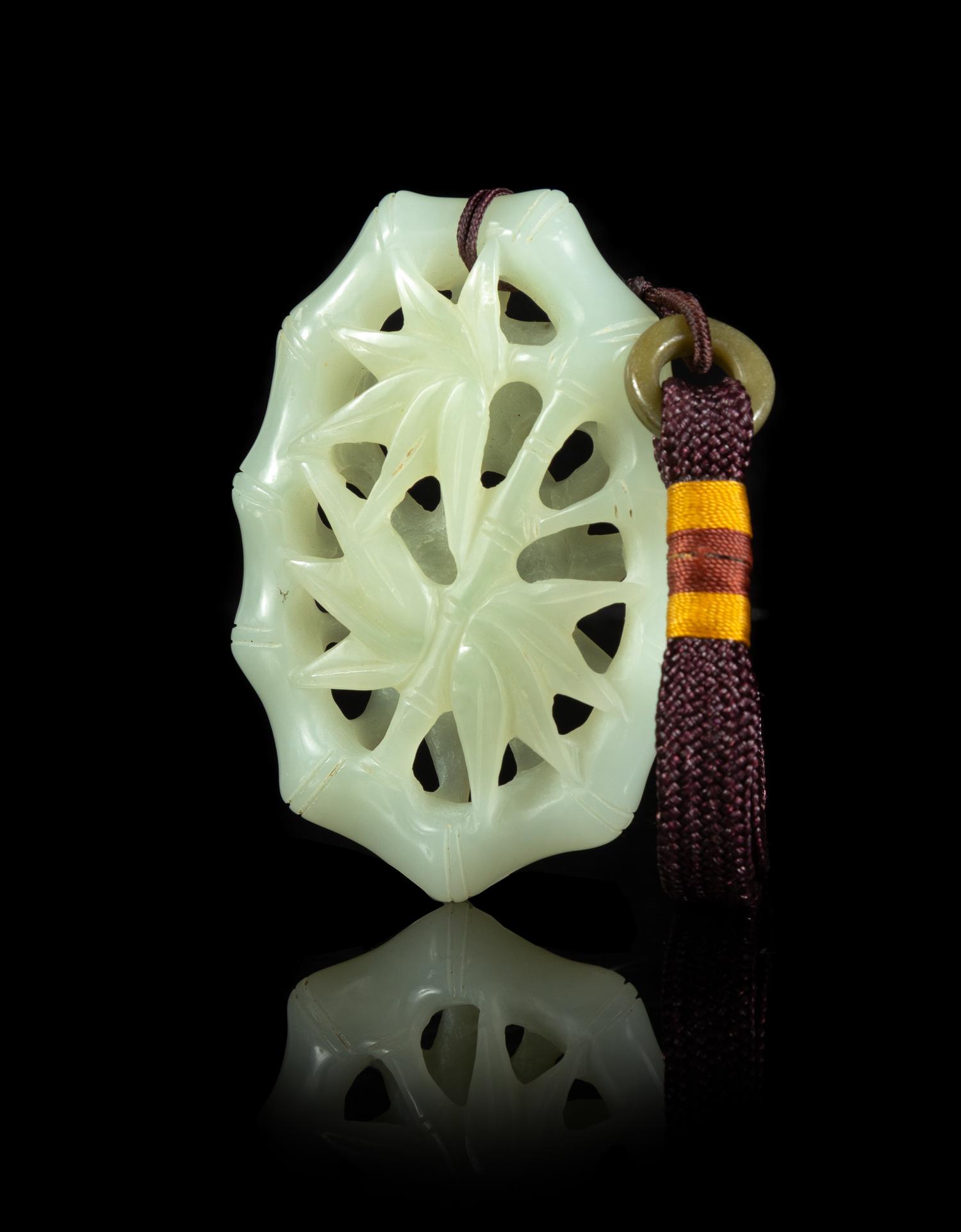 A Chinese Celadon Jade Carving