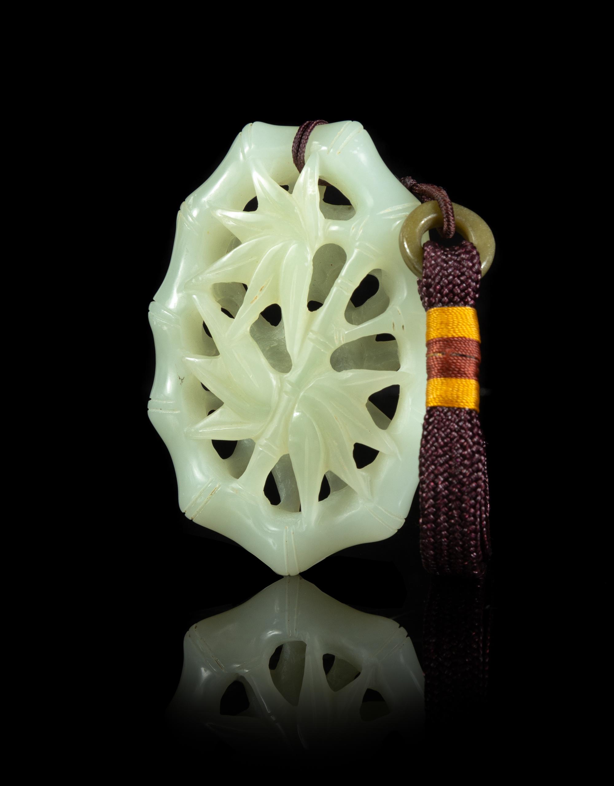 A Chinese Celadon Jade Carving