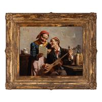 Eugenio Zampighi (Italian, 1859-1944) — Companionable Music