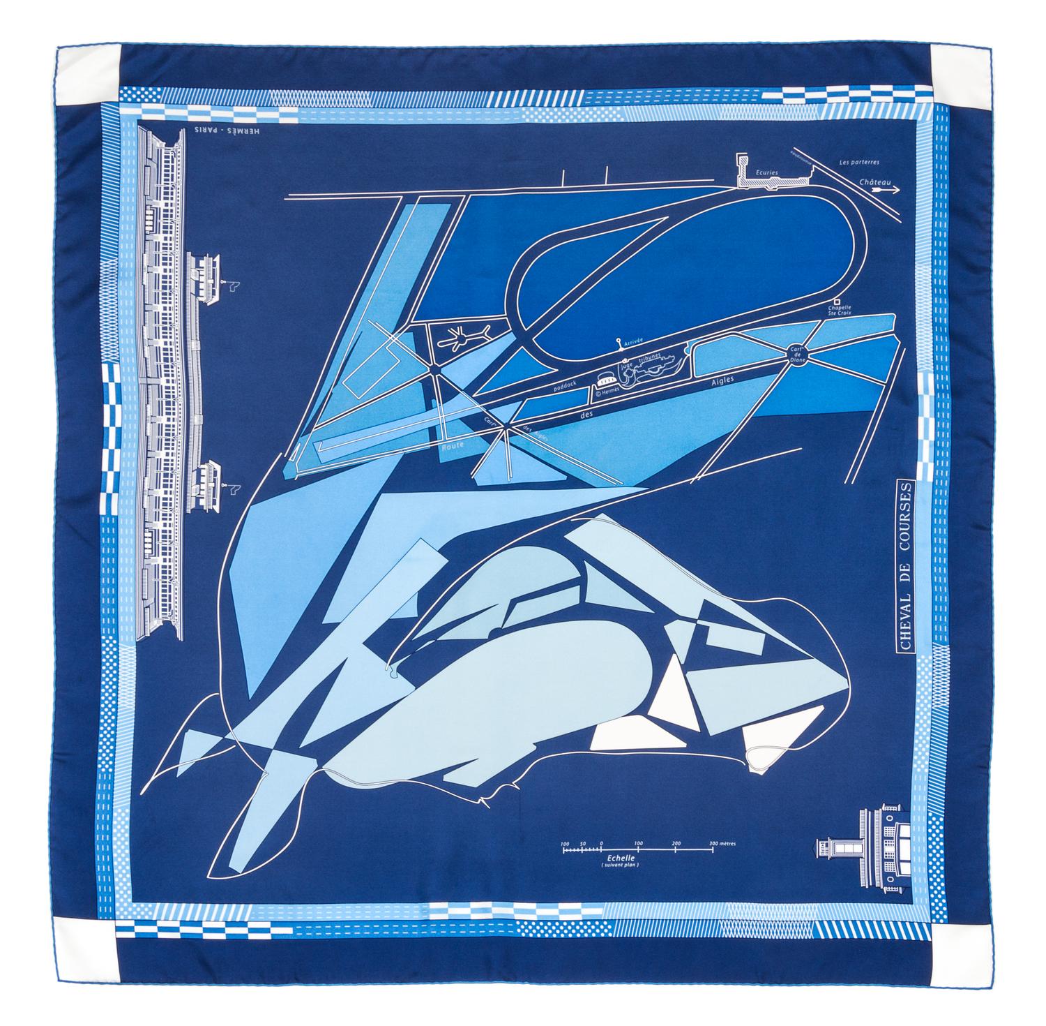 An Hermes 90cm Silk Scarf, 36"x36".