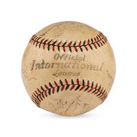 A 1929-32 St. Louis Cardinals and St. Louis Browns Multi Signed Autograph Baseball Featuring George Sisler (PSA Authenticated)
