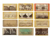 [EARLY PHOTOGRAPHY]. Large selection of stereoviews, incl. Civil War, railroad, landmarks, and landscapes.