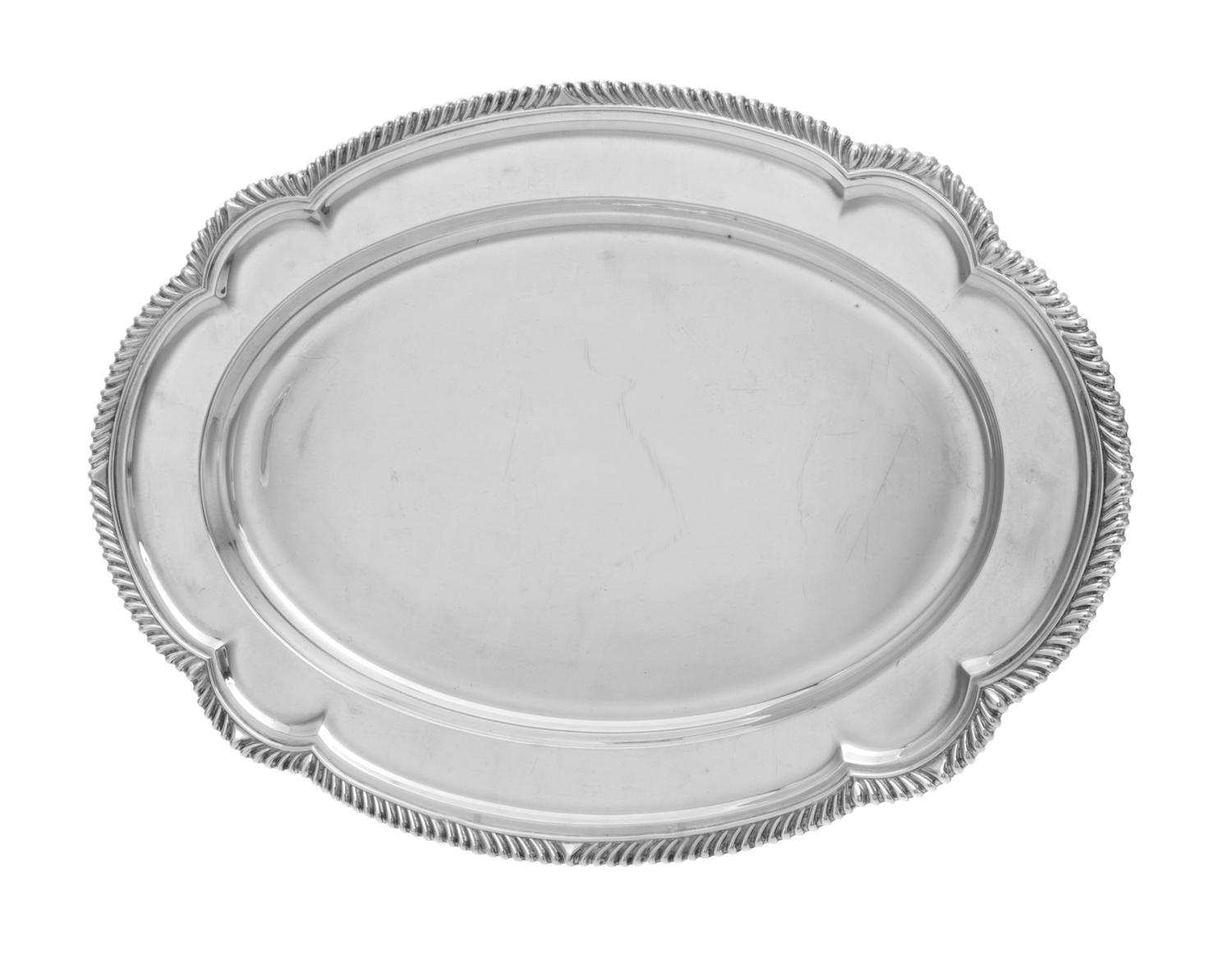 An American Silver Serving Platter