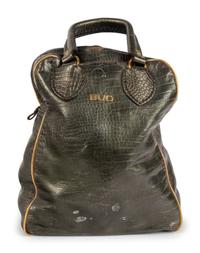 Hall of Fame Oklahoma Football Coach Bud Wilkinson's Personal Golf Ball Shag Bag Filled With Golf Balls Used by Wilkinson