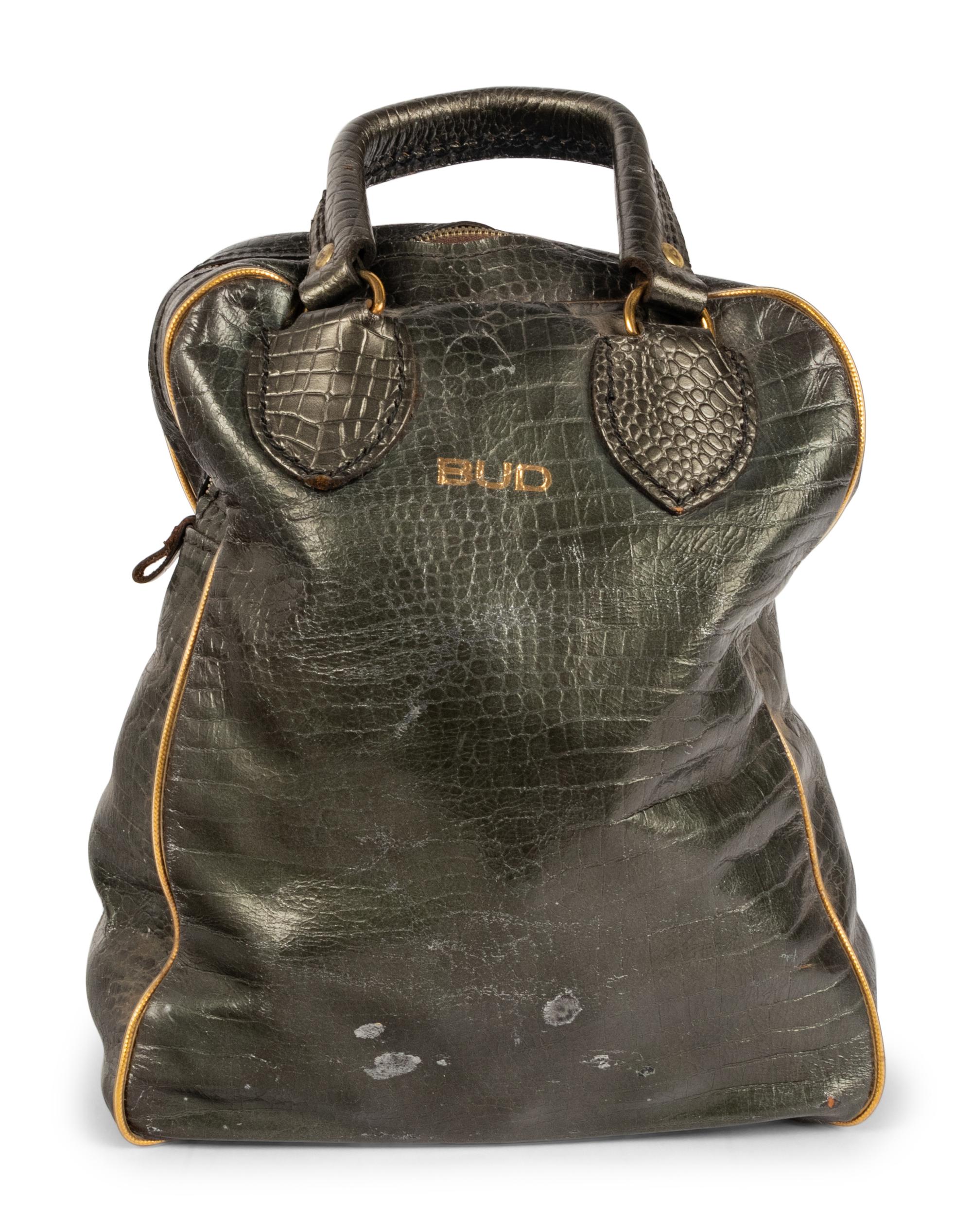 Hall of Fame Oklahoma Football Coach Bud Wilkinson's Personal Golf Ball Shag Bag Filled With Golf Balls Used by Wilkinson