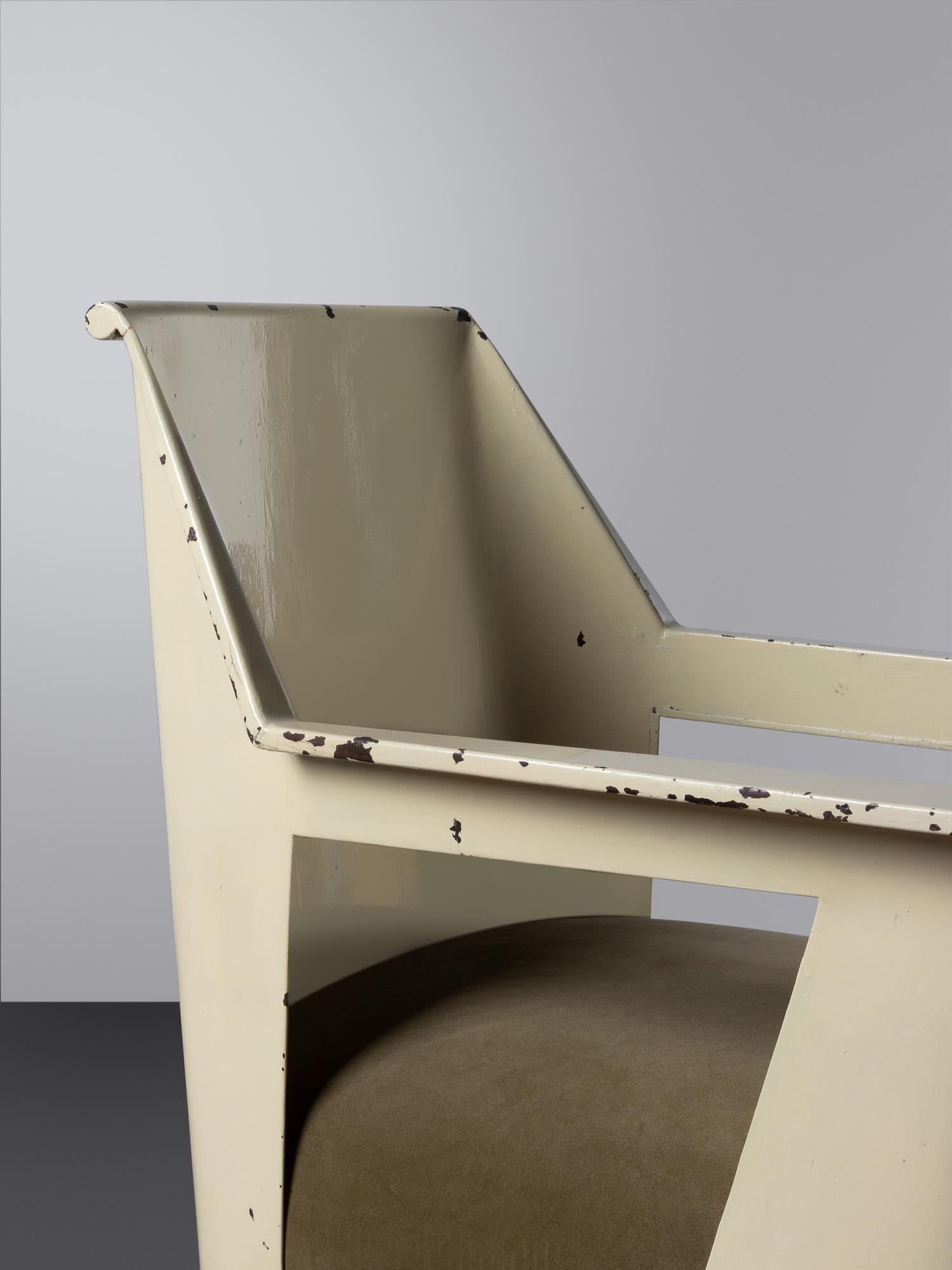 Two Chairs, c. 1930 Pierre Laborie-Labor Metal, France