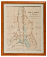 [GOLD RUSH]. LARKIN, Thomas O. (1802-1858). Map of the Valley of the Sacramento including the Gold Region . Boston: J.H. Bufford & Co and T. Wiley Jr., ca 1848.