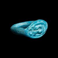 An Egyptian Faience Ring