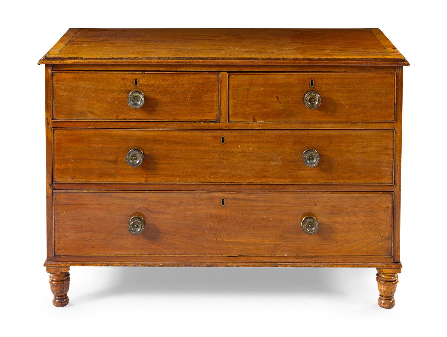 An English Mahogany Chest of Drawers