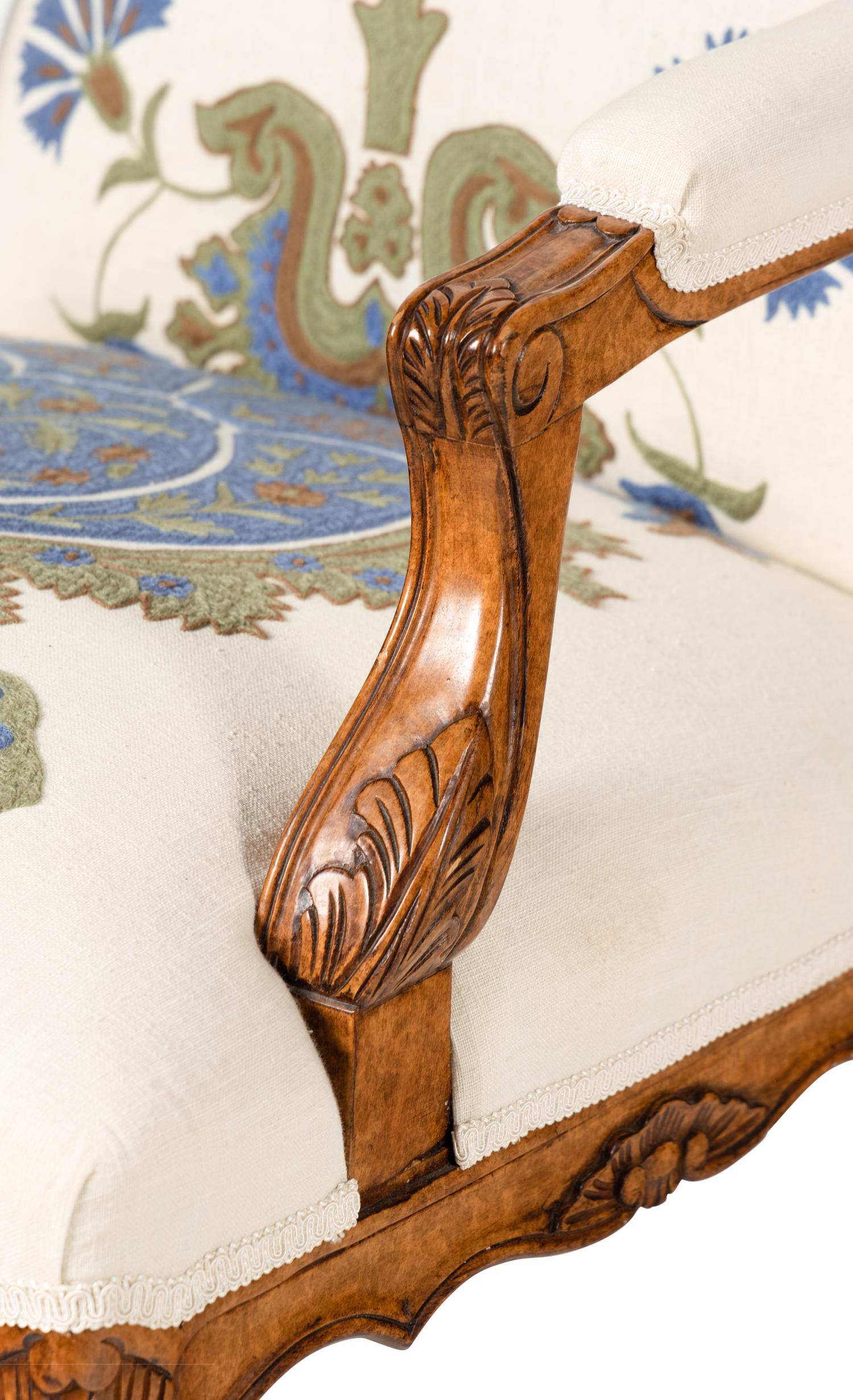 A Pair of Régence Style Armchairs