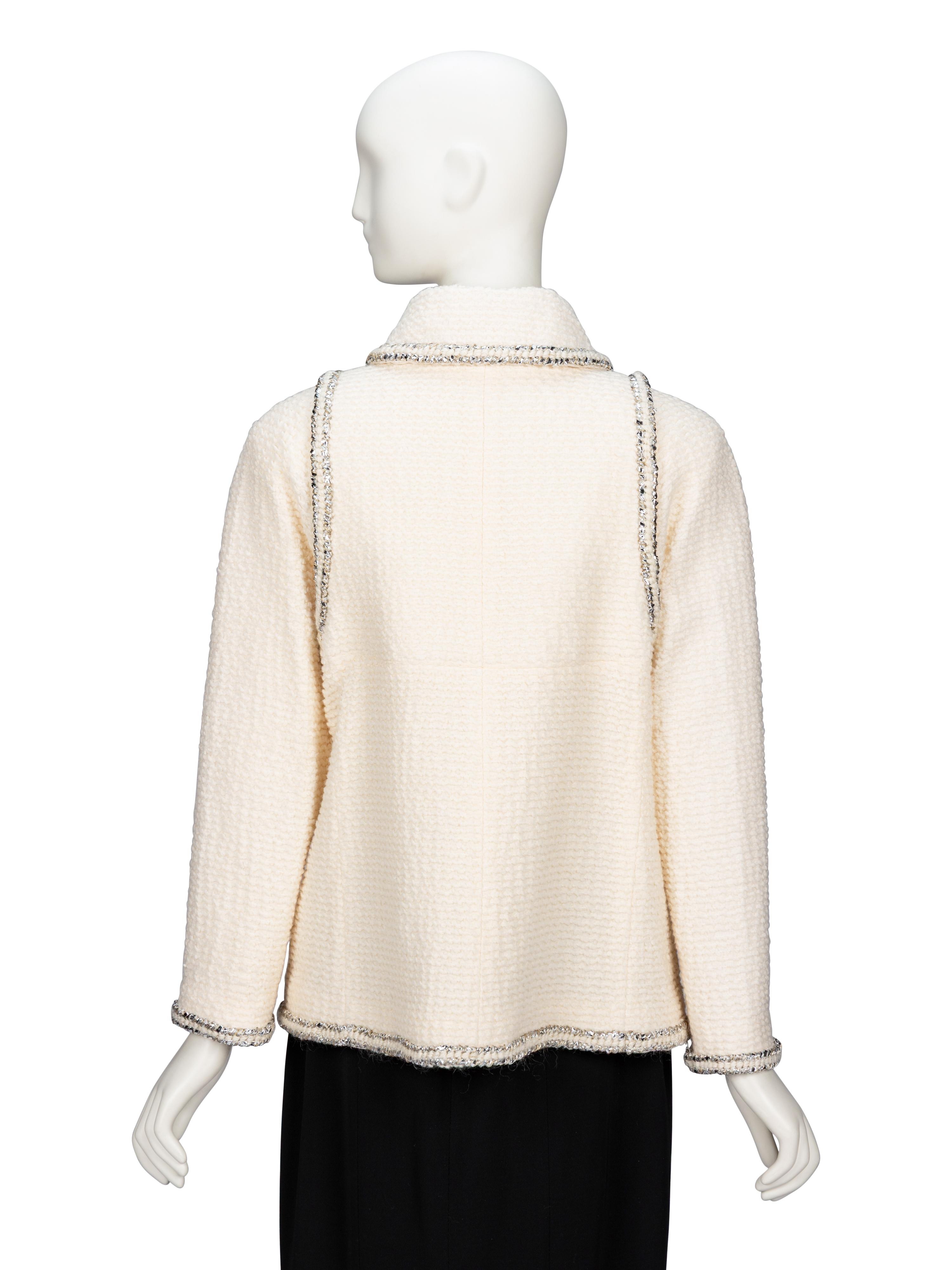 Chanel, Metallic Trim Tweed Jacket