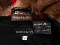 Three Adrienne Landau Fur-Trimmed Capes