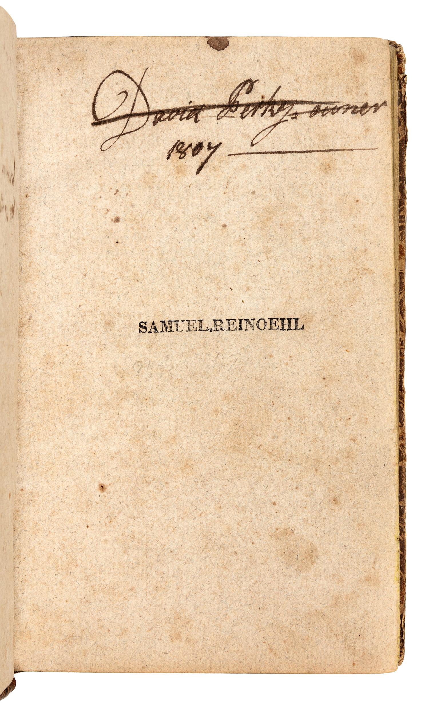 GASS, Patrick (1771-1870). A Journal of the Voyages and Travels of a Corps of Discovery, under the Command of Capt. Lewis and Capt. Clarke... from the Mouth of the River Missouri through the Interior Parts of North America to the Pacific Ocean, during the Years 1804, 1805 & 1806 . Pittsburgh: Printed by Zadok Cramer for David M'Keehan, 1807.