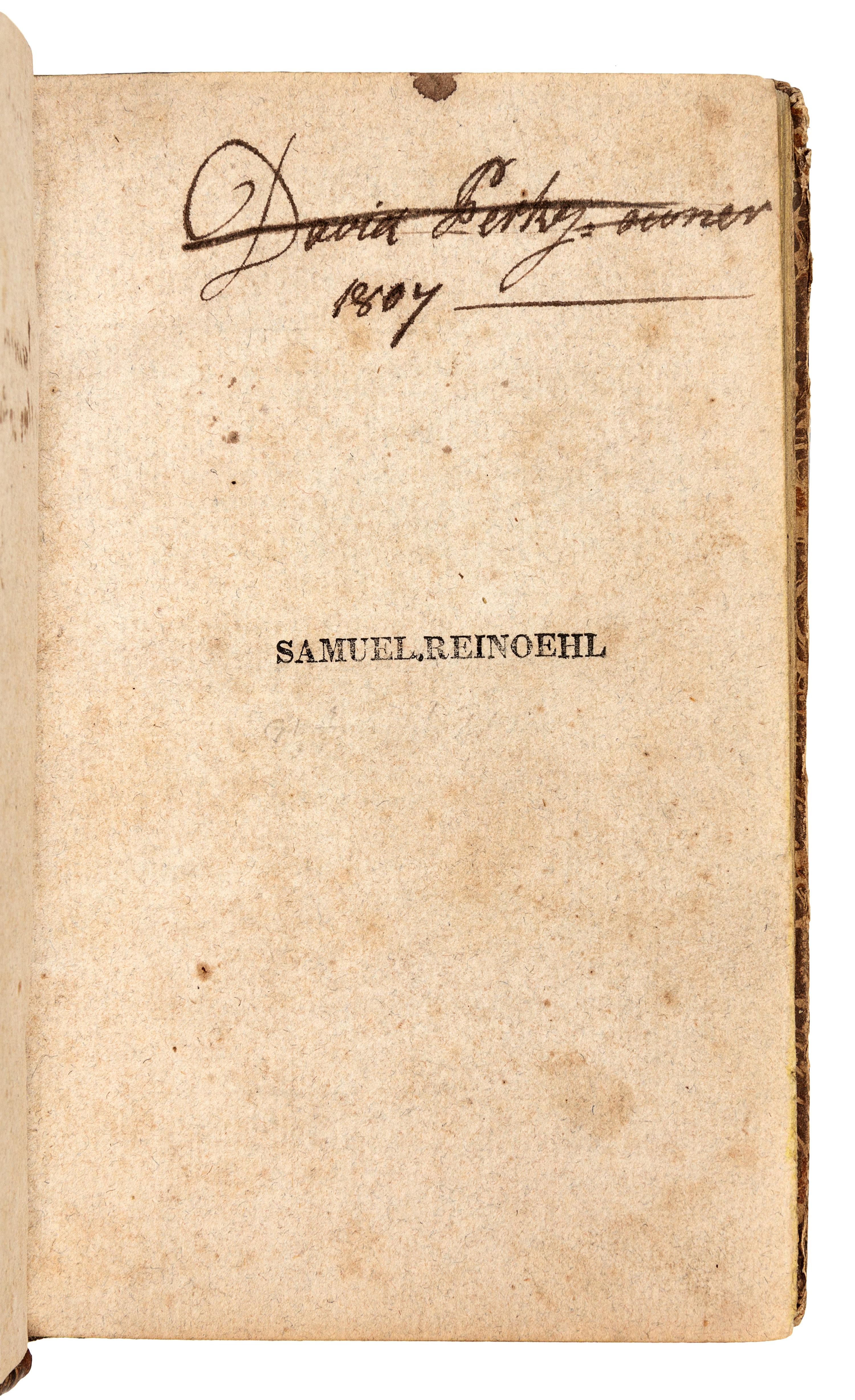 GASS, Patrick (1771-1870). A Journal of the Voyages and Travels of a Corps of Discovery, under the Command of Capt. Lewis and Capt. Clarke... from the Mouth of the River Missouri through the Interior Parts of North America to the Pacific Ocean, during the Years 1804, 1805 & 1806 . Pittsburgh: Printed by Zadok Cramer for David M'Keehan, 1807.
