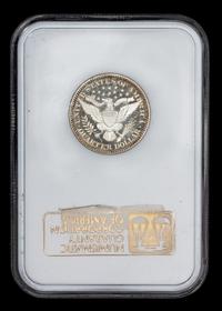 A United States 1913 Barber 25c Proof Coin