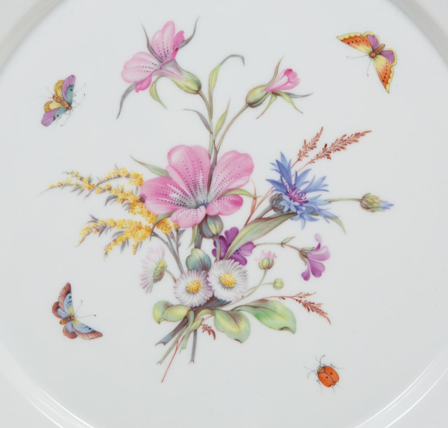 A Set of Twelve Berlin (K.P.M.) Porcelain Chargers