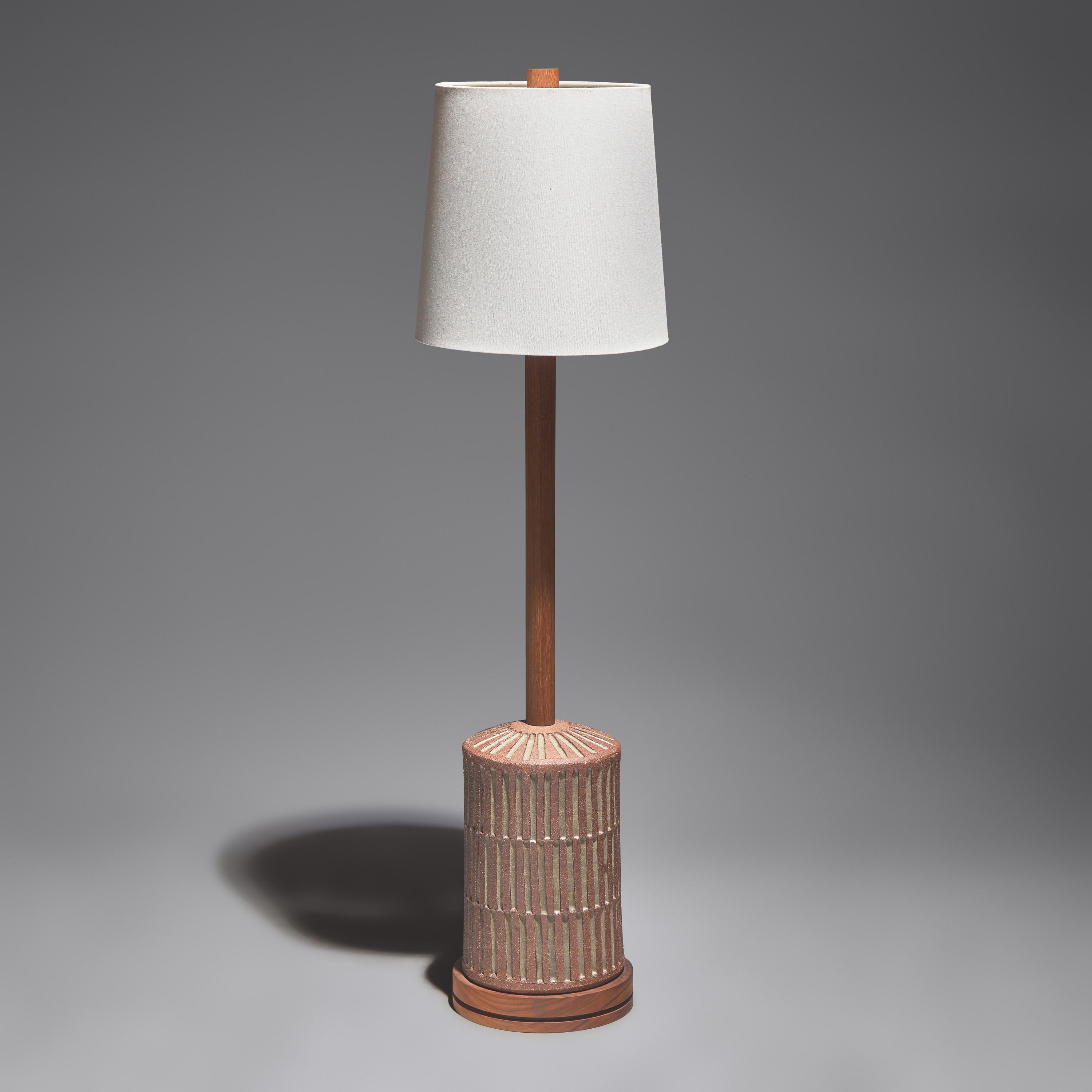 Gordon and Jane Martz (American, 1924–2015 | 1929–2007) — Floor lamp, c. 1960 for Marshall Studios