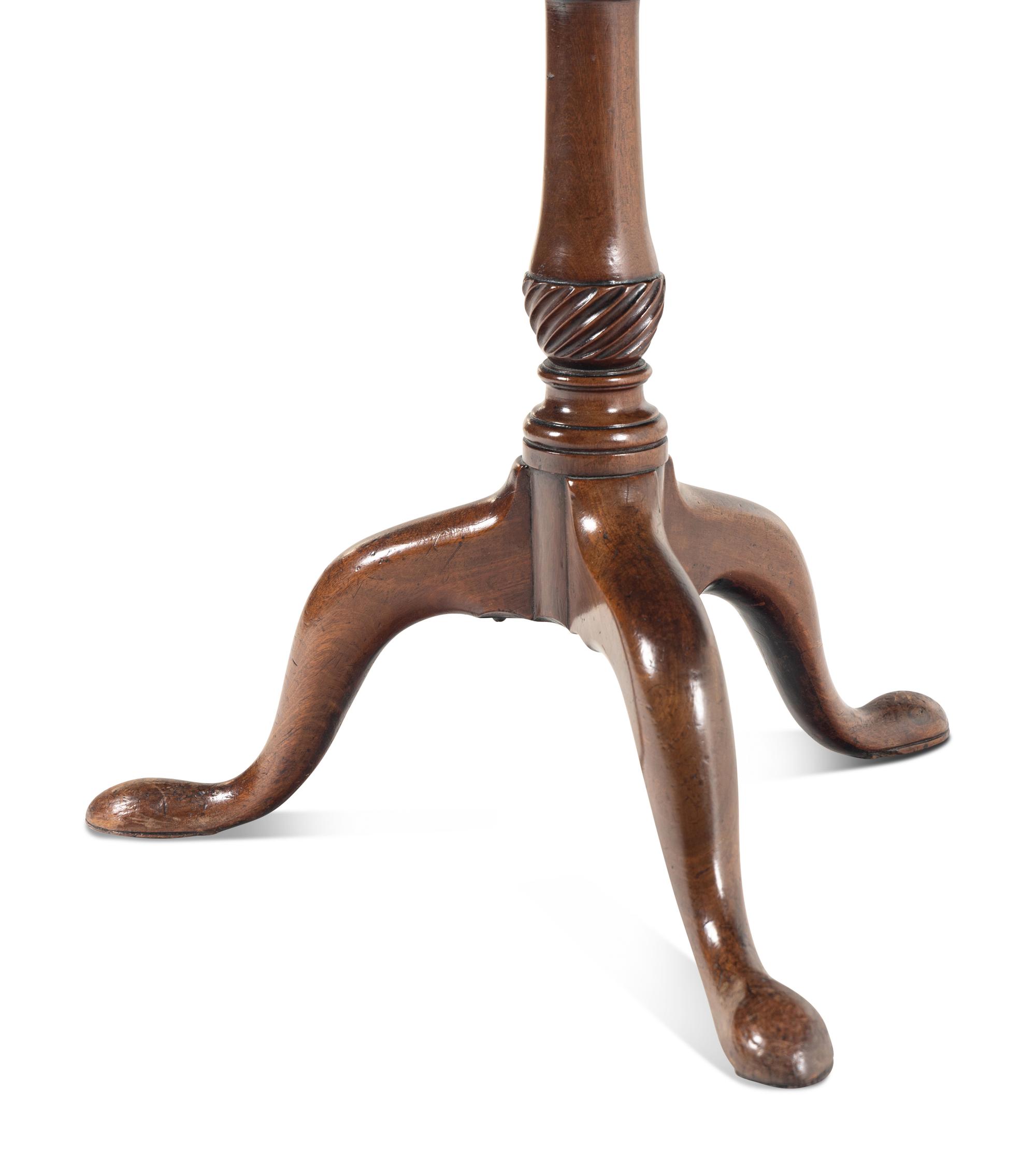 A George III Mahogany Tilt-Top Table