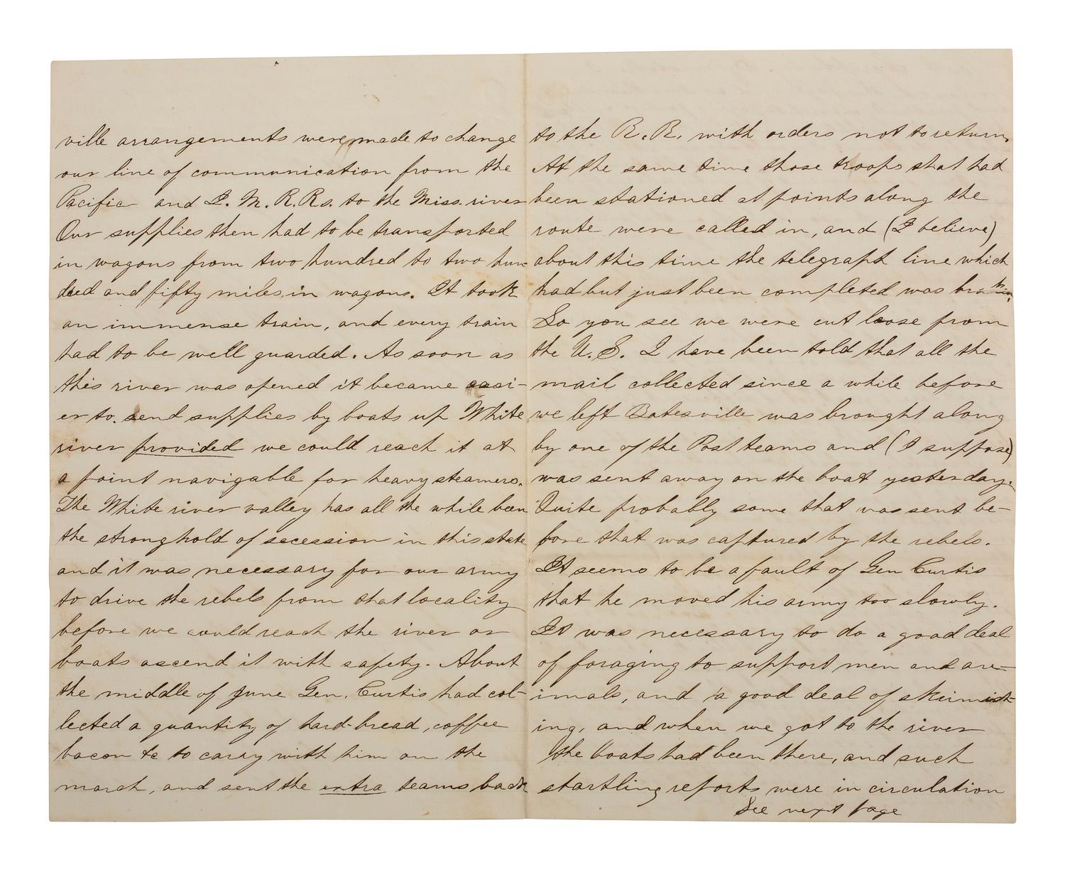 [CIVIL WAR]. Corporal Samuel McKinney Stafford (1837-1922), 16th Ohio Battery, archive including war-date diary and letters.
