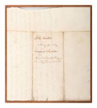 [KENTON, Simon (1755-1836).] An 1809 document signed by Simon Kenton's lawyer, Joel Walker, and another signed by his brother, John Kenton, in 1812.