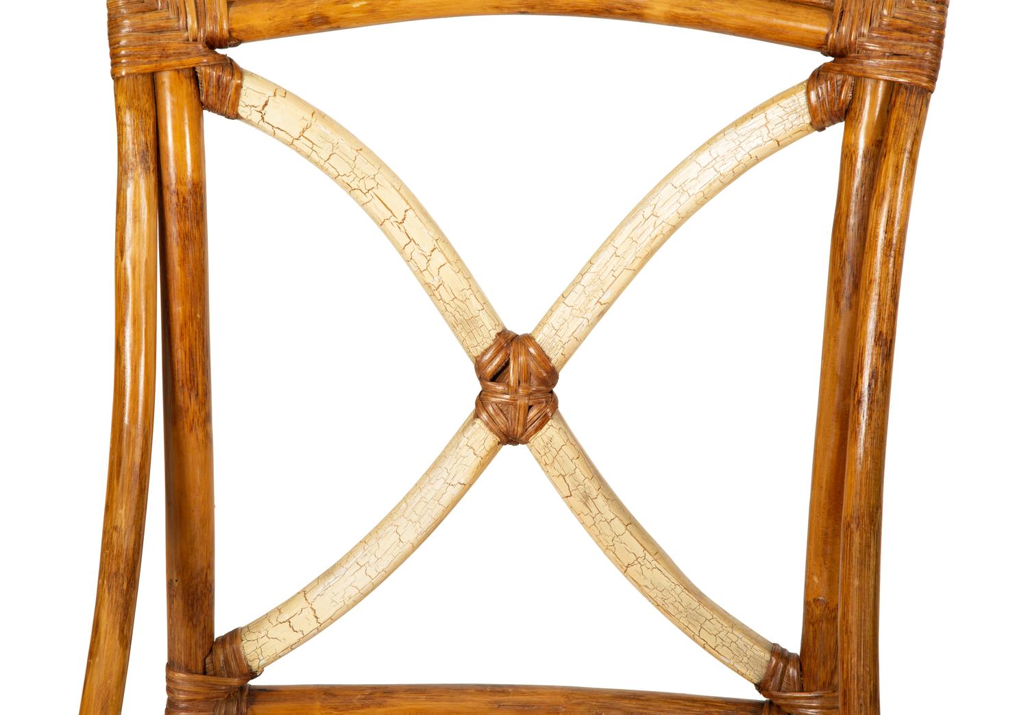 A Bamboo Desk and Matching Chair — 20th Century