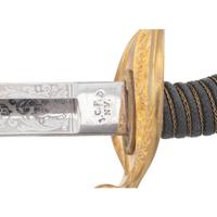 Fine Clauberg US Model 1850 Foot Officers Sword Retailed by JCF Deecken of New York