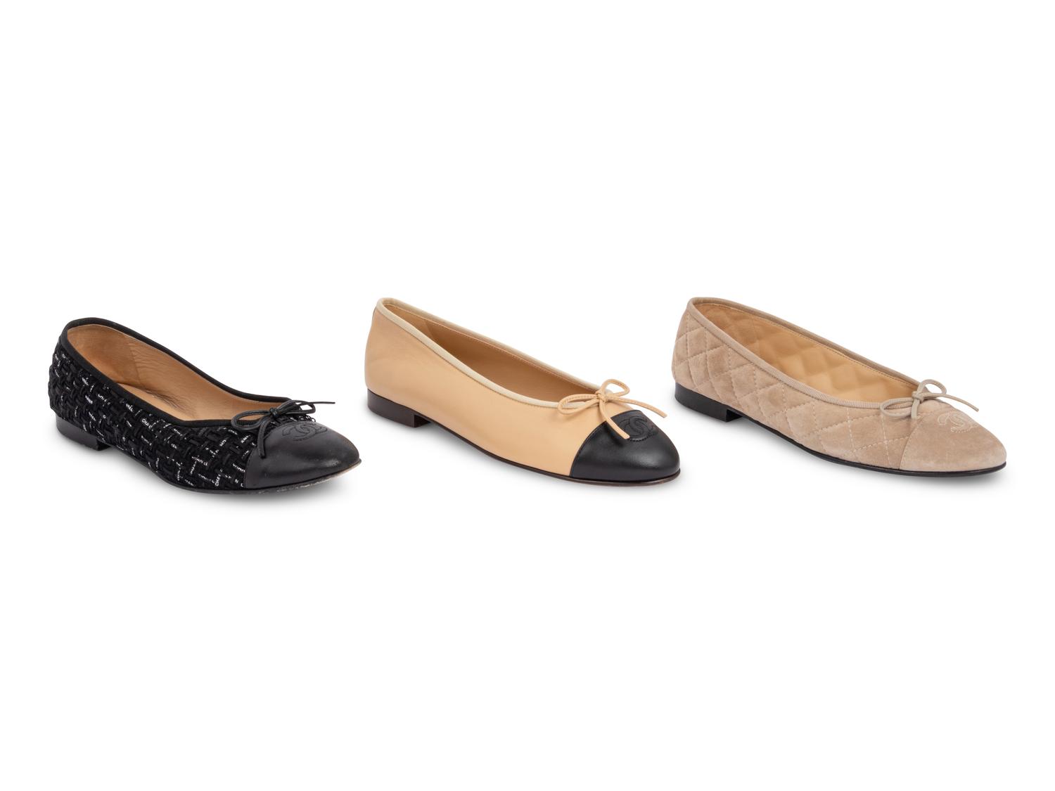 Three Chanel Shoes, 2000-2010s