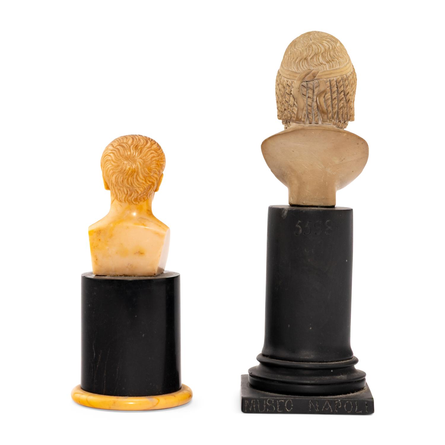 Two Grand Tour Style Small Busts