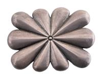 Navajo Sandcast Silver Belt Buckle
