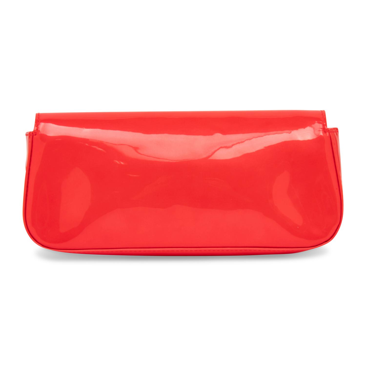 LOUIS VUITTON, PATENT RED SOBO CLUTCH