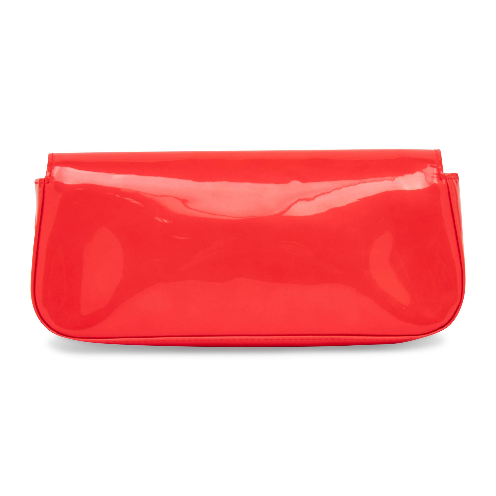 LOUIS VUITTON, PATENT RED SOBO CLUTCH