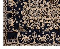 Three Cotton and Wool Jacquard Coverlets