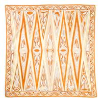 A Pucci Orange & Yellow Scarf, 34.5" x 35".
