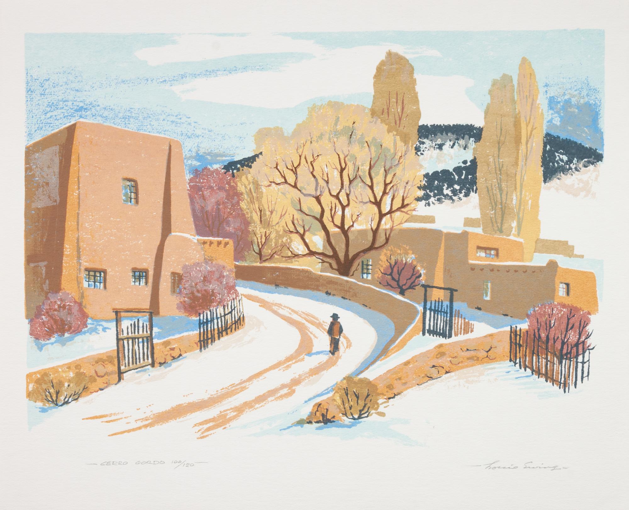 Five Works: Three Horses ; First Snow , edition 1/125; November, edition 115/120; Cerro Gordo , edition 100/120; Rio Grande in Winter, edition 23/146