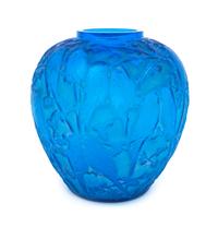 Rene Lalique, (French, 1860-1945), a Perruches pattern vase, c.1919 M p. 410, no. 876