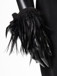 12 Assorted Hats and a Pair of Feathered Cuffs, 1970-2000s