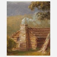 Russell Smith (American, 1812–1896) Cabin in the Meadow