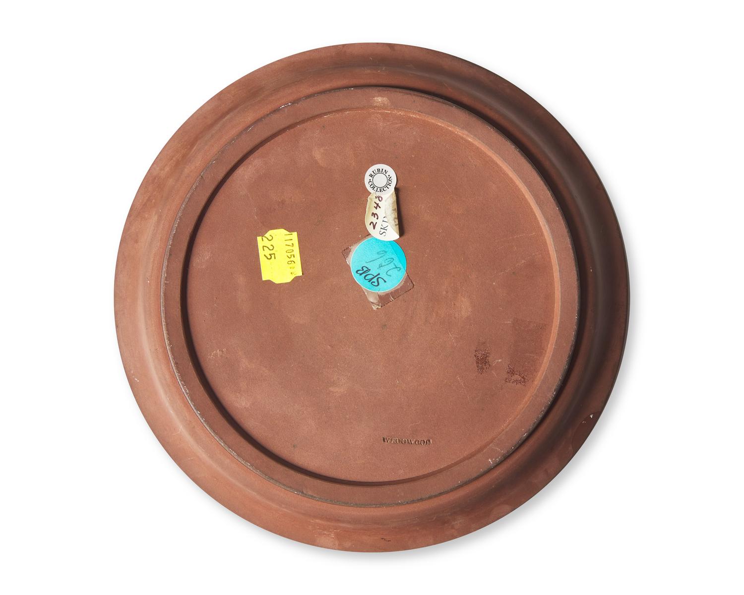 A Wedgwood Redware and Parcel-Gilt Jardinière and Liner