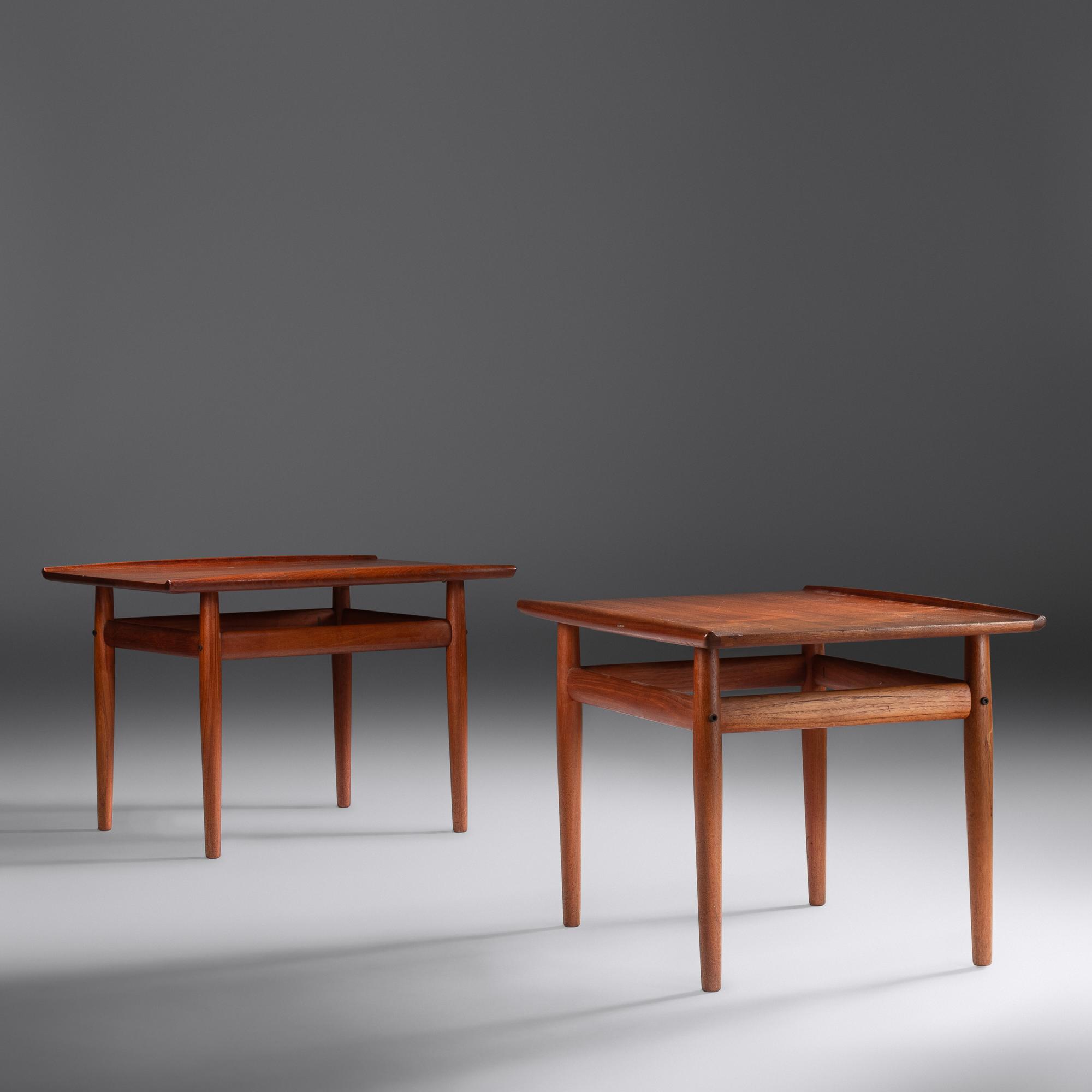 Pair of Side Tables, c. 1960 Glostrup Møbelfabrik, Denmark